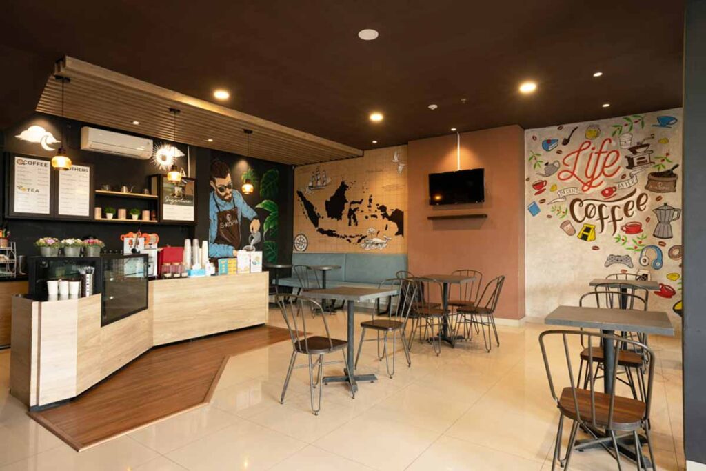 Fasilitas Caffee Apartemen The Avenue Serpong Rawa Buntu