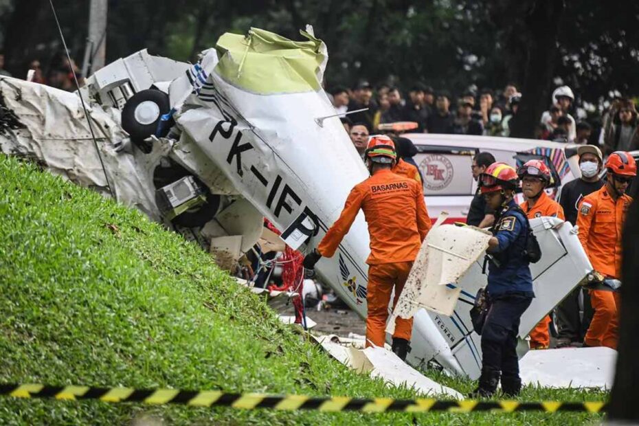 Kronologi Jatuhnya Pesawat Cessna Di Lapangan Sunburst Serpong