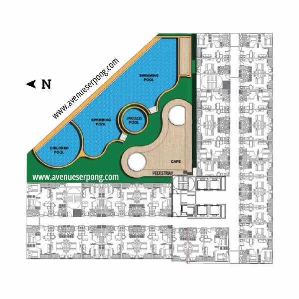 Masterplan Apartemen The Avenue Serpong BSD